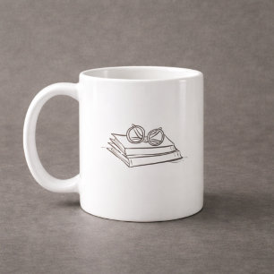Taza De Café Academia Oscura – Arte de Libros Antiguos   Regalo