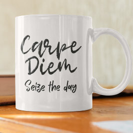 Taza De Café Academia Oscura Carpe Diem Tipografía de época