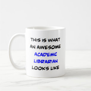 Taza De Café académico bibliotecario, impresionante
