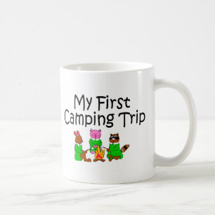 Taza De Café Acampando mi primera acampada