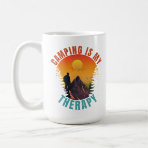 Taza De Café Acampar es mi regalo de vacaciones al aire libre t