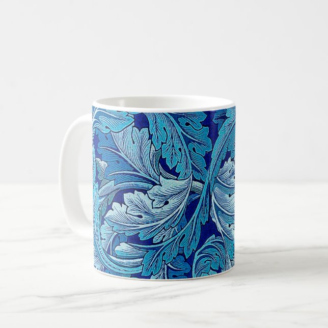 Taza De Café Acanthus Blue, William Morris (Anverso izquierdo)