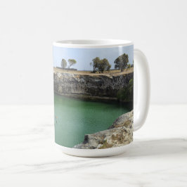 Taza De Café Acantilados de caliza y aguas esmeraldas