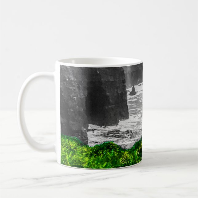 Taza De Café Acantilados de Irlanda de Moher Coffee Mug (Izquierda)