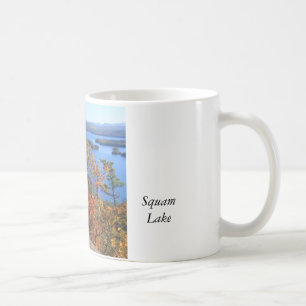 Taza De Café Acantilados de la serpiente de cascabel del lago