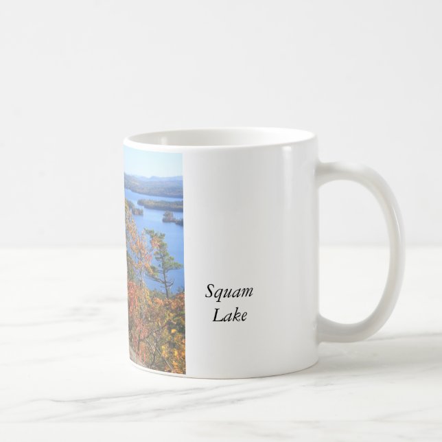 Taza De Café Acantilados de la serpiente de cascabel del lago (Derecha)