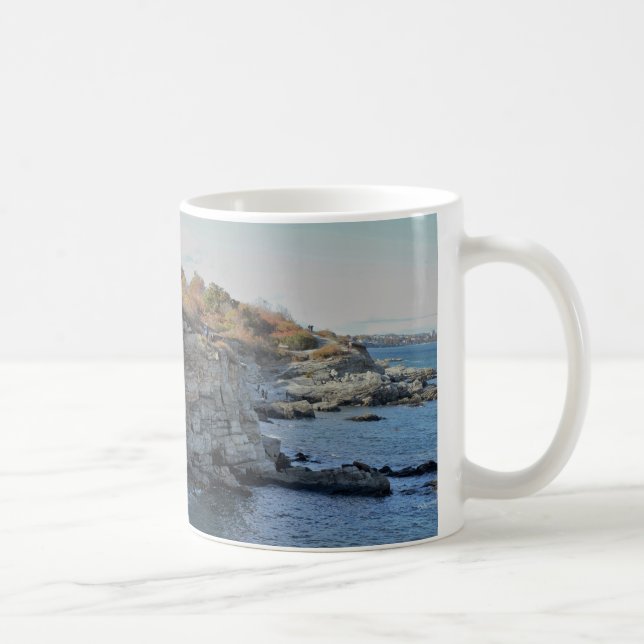 Taza De Café Acantilados Portland Maine (Derecha)
