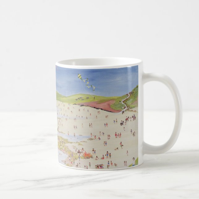 Taza De Café Acantilados y bahía (Derecha)