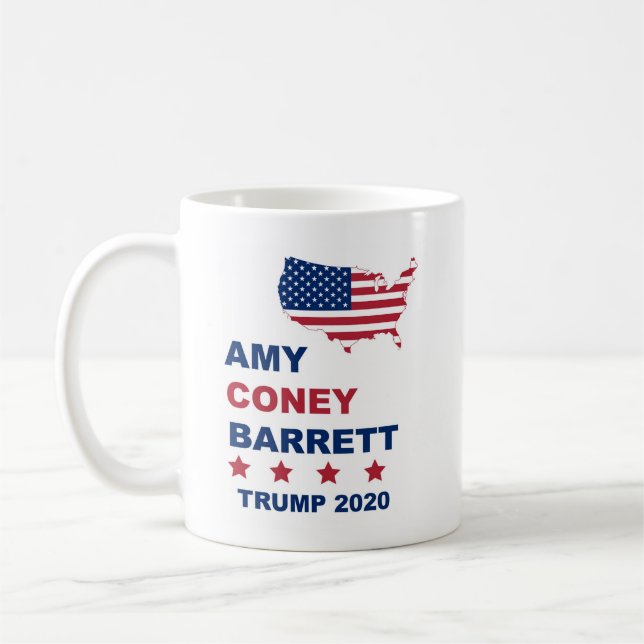 TAZA DE CAFÉ ACB AMY CONEY BARRETT & TRUMP 2020 MUG (Izquierda)