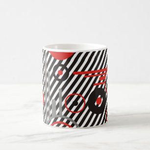 Taza De Café acceso   rayas negras