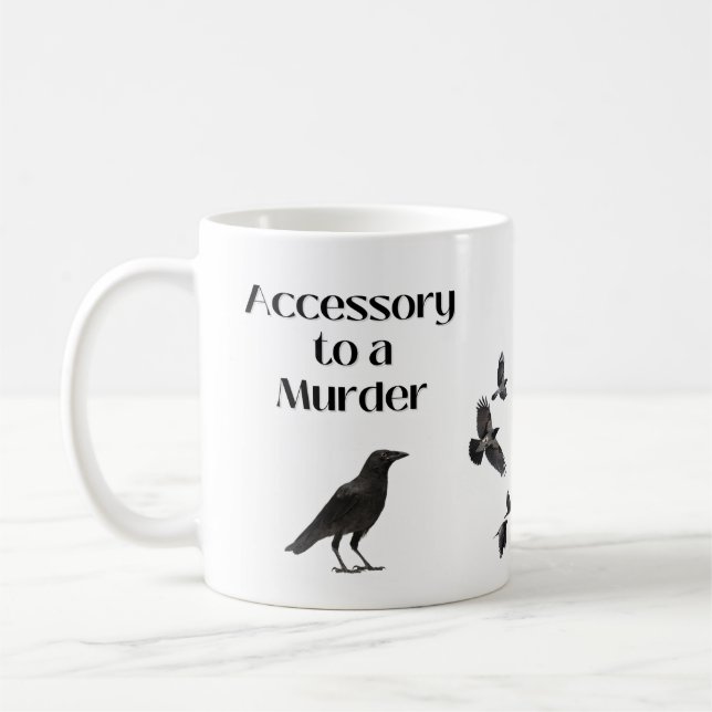 Taza De Café Accesorio al asesinato (Humor de cuerdas) (Izquierda)
