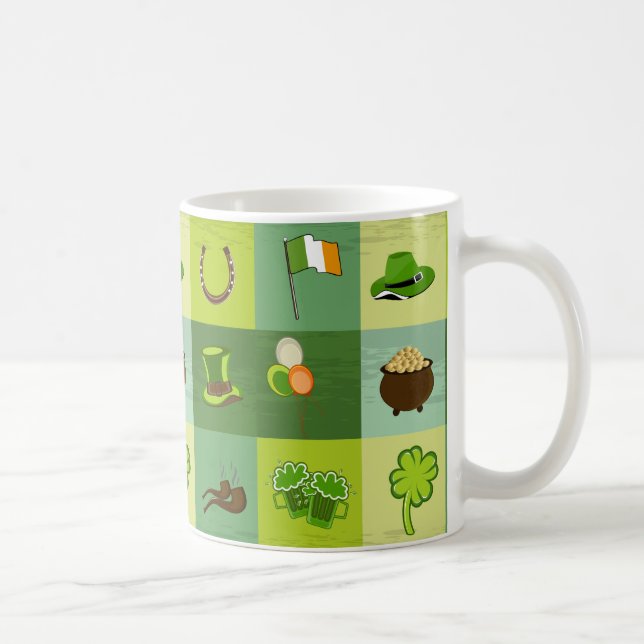 Taza De Café Accesorios del día de St Patrick (Derecha)