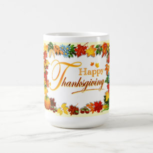 Taza De Café Acción de gracias feliz