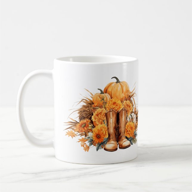 Taza De Café Acción de Gracias Occidental (Izquierda)