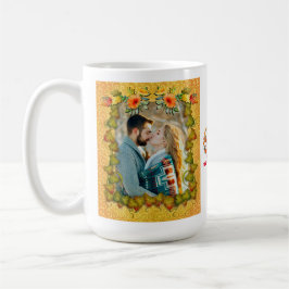 Taza De Café Acción de Gracias Otoño Caer Hoja de arce y giraso