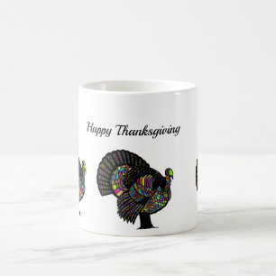 Taza De Café Acción de Gracias por las aves en Turquía