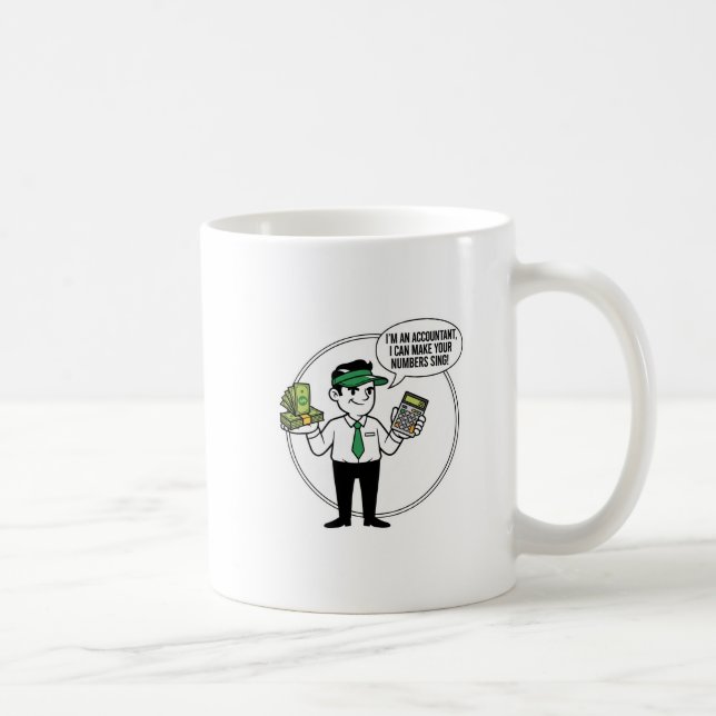 Taza De Café Accountant Life Essentials – Professional Finance  (Derecha)