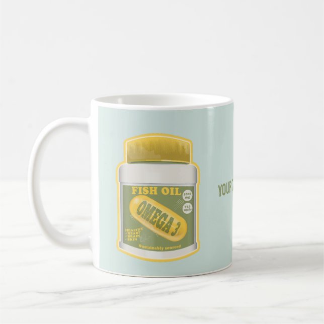 Taza De Café Aceite de pez Omega 3 (Izquierda)