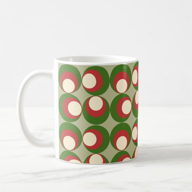 Taza De Café Aceitunas de Navidades más grandes (Izquierda)