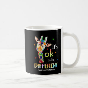 Taza De Café Aceptación De Concienciación Sobre El Autismo Las
