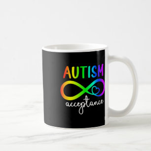 Taza De Café Aceptación Infinity Heart Autism Awareness Mes R