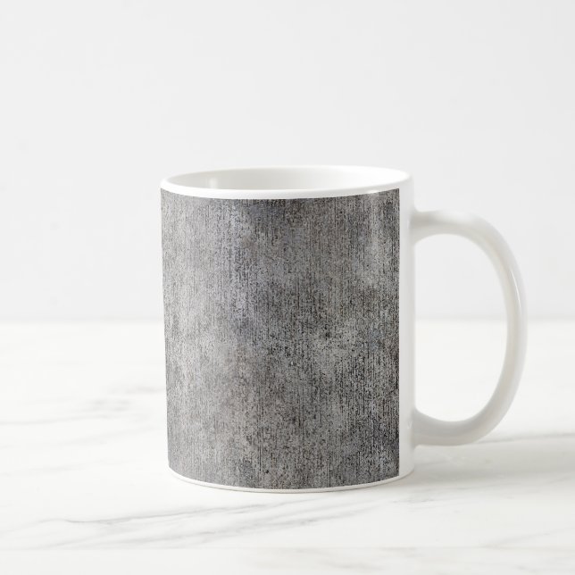 Taza De Café Acera gris resistida del cemento (Derecha)