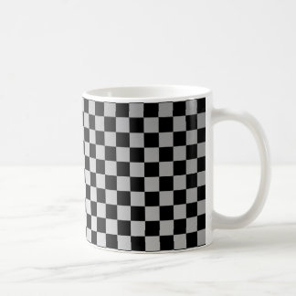 Taza De Café Acero cepillado de cuadros