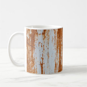 Taza De Café Acero rústico: textura de pared ondulada