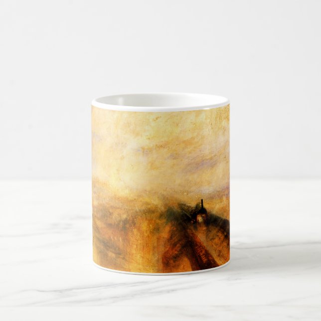 Taza De Café Acero y velocidad de lluvia JMW Turner (Centro)