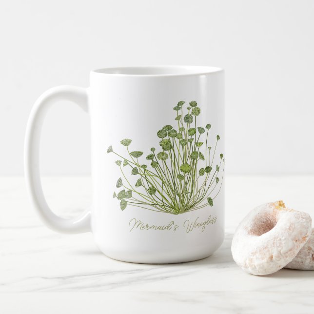 Taza De Café Acetabularia Seaweed Art Mug (Con donut)