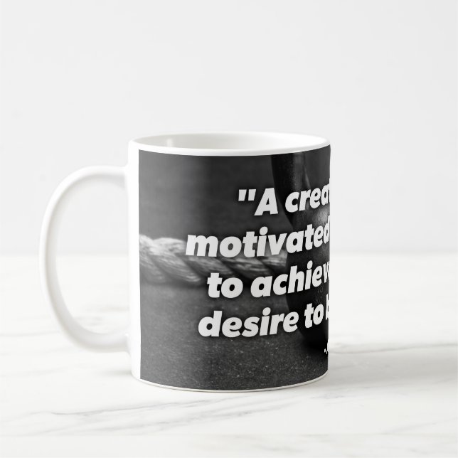 Taza De Café Achieve - Motivación de entrenamiento de Kettlebel (Izquierda)