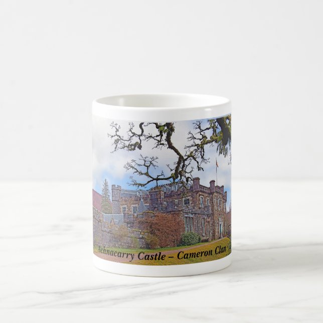 Taza De Café Achnacarry Castle Mug de Escocia Cameron Clan (Centro)
