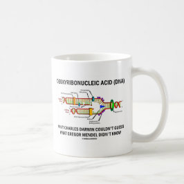 Taza De Café Ácido desoxirribonucelico (ADN) Mendel Darwin