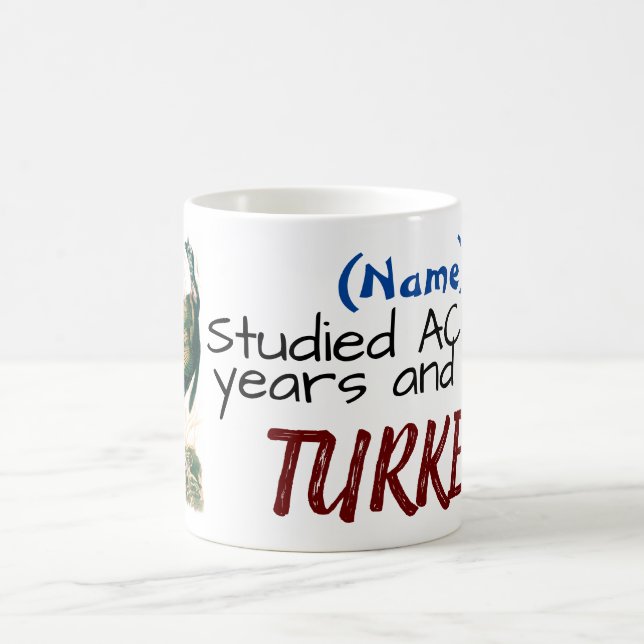 Taza De Café ACIM Turquía Mug personalizado (Centro)