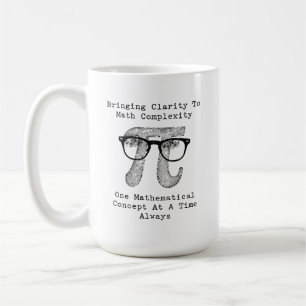 Taza De Café Aclarando la complejidad de las matemáticas un con