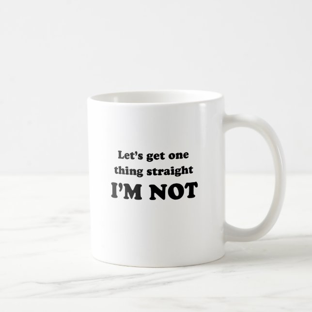Taza De Café Aclaremos una cosa (Derecha)