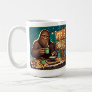 Taza De Café Acogedor con soporte de cacao caliente de Bigfoot