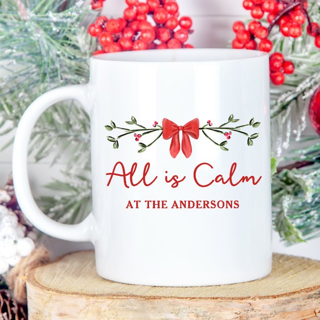 Taza De Café Acogedor feriado de Navidades personalizados "Todo (Subido por el creador)
