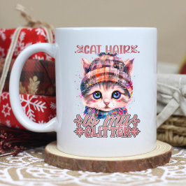 Taza De Café Acogedor gatito gorra con destellos