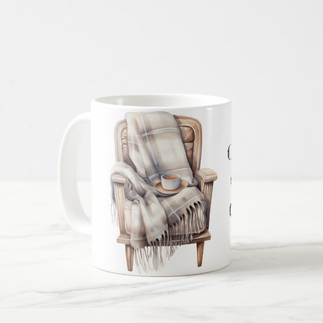 Taza de café acogedora calma relajación (Anverso izquierdo)