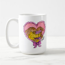 Acogedora ducha de bebé madre e hija Mug