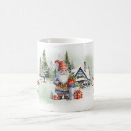 Taza De Café Acogedores Navidades de invierno con gnomo