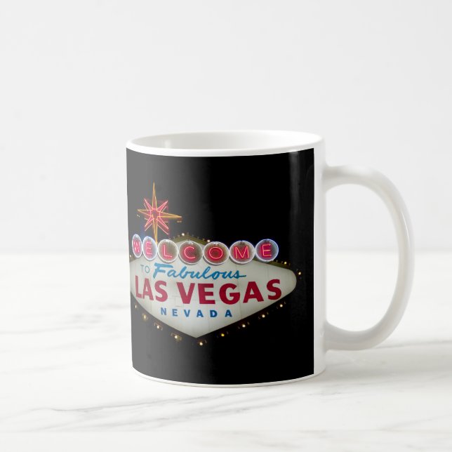 Taza De Café Acoja con satisfacción a Las Vegas fabuloso Nevada (Derecha)