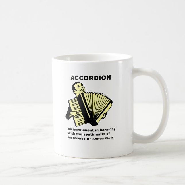 Taza De Café Acordeón (definido chistoso) (Derecha)