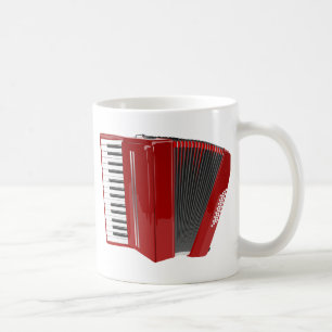 Taza De Café acordeón rojo