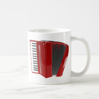 Taza De Café Acordeón Rojo