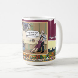 Taza De Café Acracknophobia | Humor Clásico de Juego de Palabra