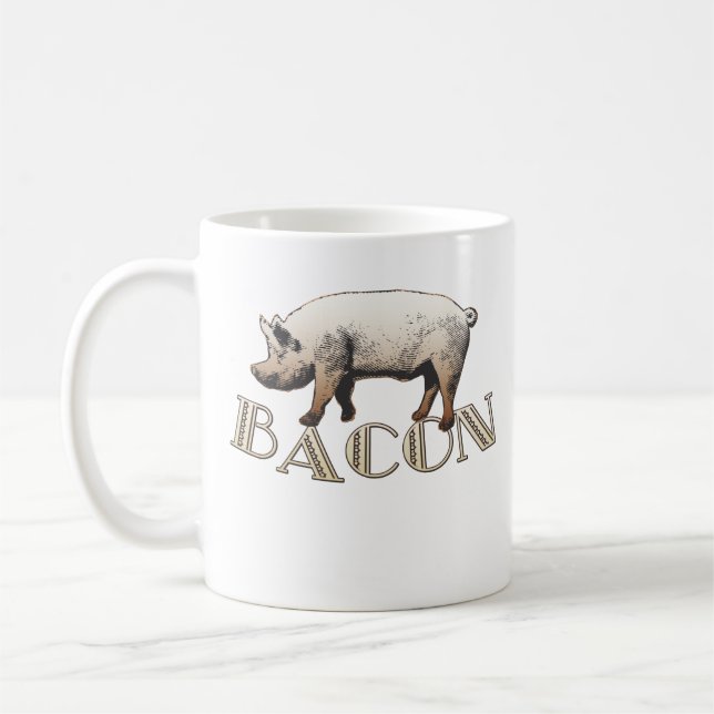 Taza De Café Acrobat BACON Pig (Izquierda)