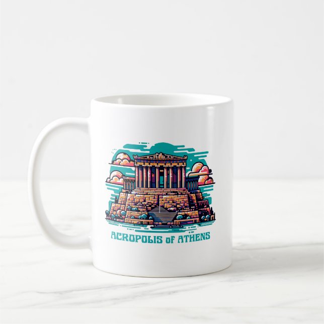 Taza De Café Acrópolis de Atenas (Izquierda)