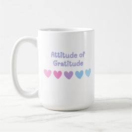Taza De Café Actitud de Gratitude Coffee Mug Sober Life